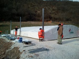 tensostruttura stalla Anpas Toscana